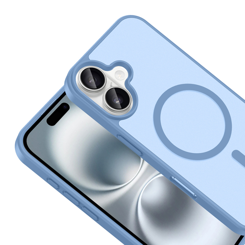Apple iPhone 16 Kılıf M-safe Şarj Özellikli Zore Babet Kapak - 22