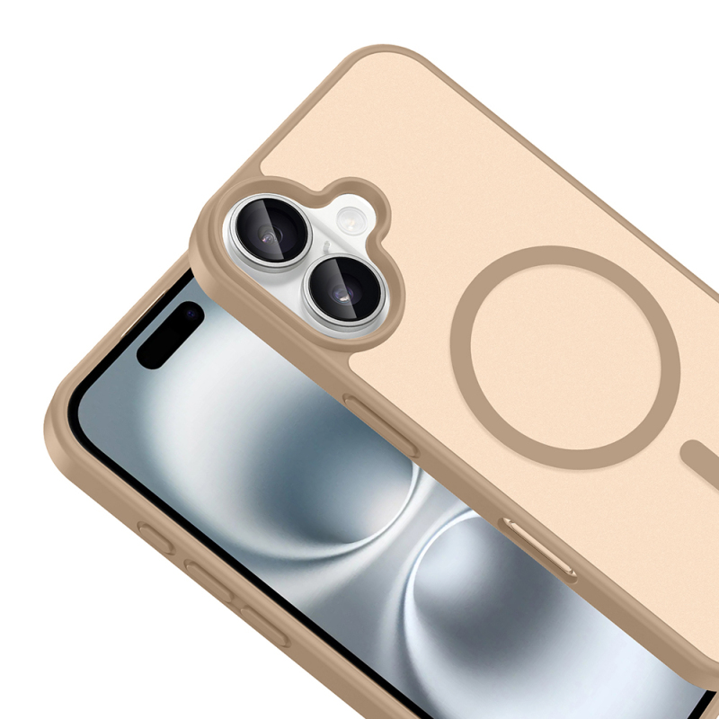 Apple iPhone 16 Kılıf M-safe Şarj Özellikli Zore Babet Kapak - 24