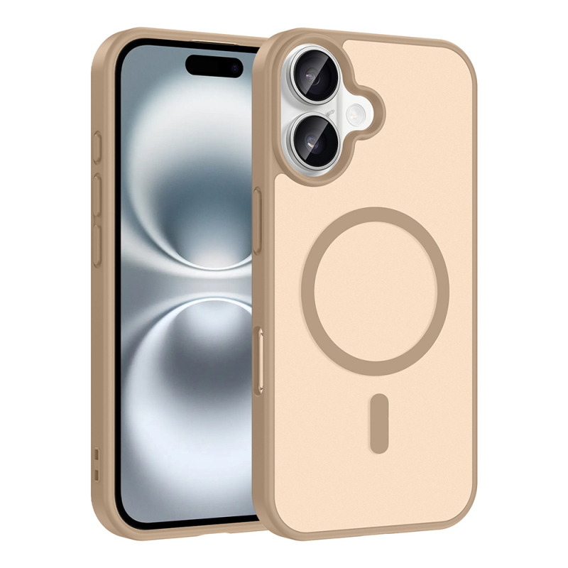 Apple iPhone 16 Kılıf M-safe Şarj Özellikli Zore Babet Kapak - 8
