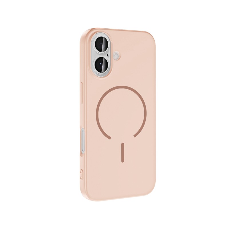 Apple iPhone 16 Kılıf M-safe Şarj Özellikli Zore Meta Kapak - 12
