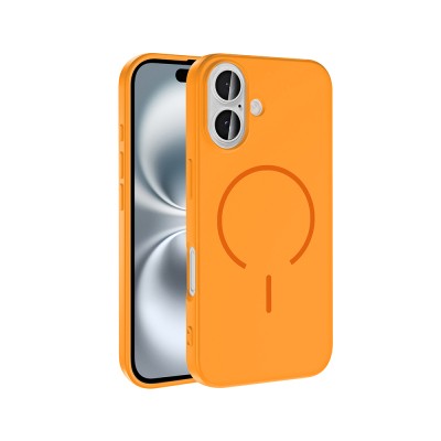 Apple iPhone 16 Kılıf M-safe Şarj Özellikli Zore Meta Kapak - 2