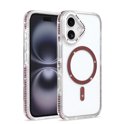 Apple iPhone 16 Kılıf M-safe Şarj Özellikli Zore Tera Silikon Kapak - Zore