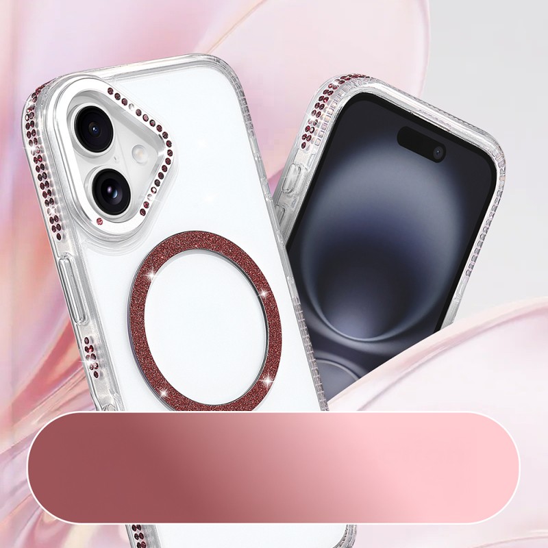 Apple iPhone 16 Kılıf M-safe Şarj Özellikli Zore Tera Silikon Kapak - 4