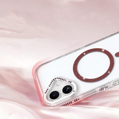 Apple iPhone 16 Kılıf M-safe Şarj Özellikli Zore Tera Silikon Kapak - 5