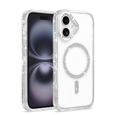 Apple iPhone 16 Kılıf M-safe Şarj Özellikli Zore Tera Silikon Kapak - 6