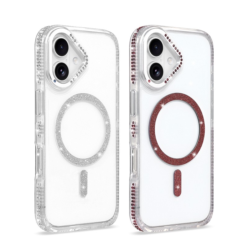 Apple iPhone 16 Kılıf M-safe Şarj Özellikli Zore Tera Silikon Kapak - 7