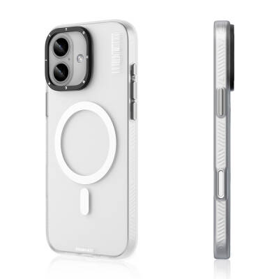 Apple iPhone 16 Kılıf M-safe Şarj Özellikli Youngkit Hidden Sand Serisi Kapak - Youngkit