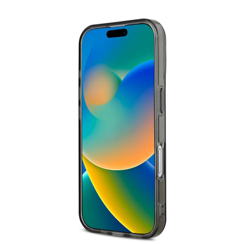 Apple iPhone 16 Kılıf Mercedes Benz Orjinal Lisanslı M-safe Şarj Özellikli Yıldız Desenli Transparan Kapak - 6