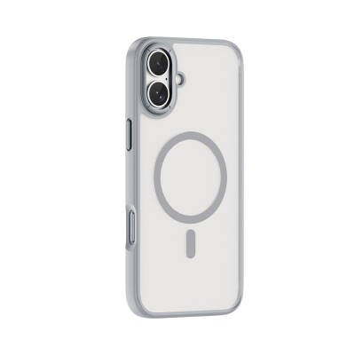 Apple iPhone 16 Kılıf Wiwu FGG-012 ArmorPro Serisi M-safe Şarj Özellikli Parmak İzi Bırakmayan Kılıf - 6