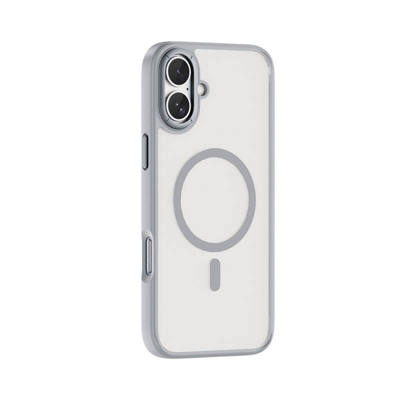 Apple iPhone 16 Kılıf Wiwu FGG-012 ArmorPro Serisi M-safe Şarj Özellikli Parmak İzi Bırakmayan Kılıf - 6