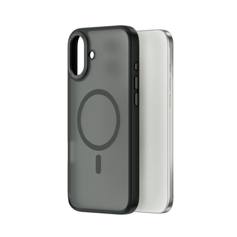 Apple iPhone 16 Kılıf Wiwu FGG-012 ArmorPro Serisi M-safe Şarj Özellikli Parmak İzi Bırakmayan Kılıf - 8