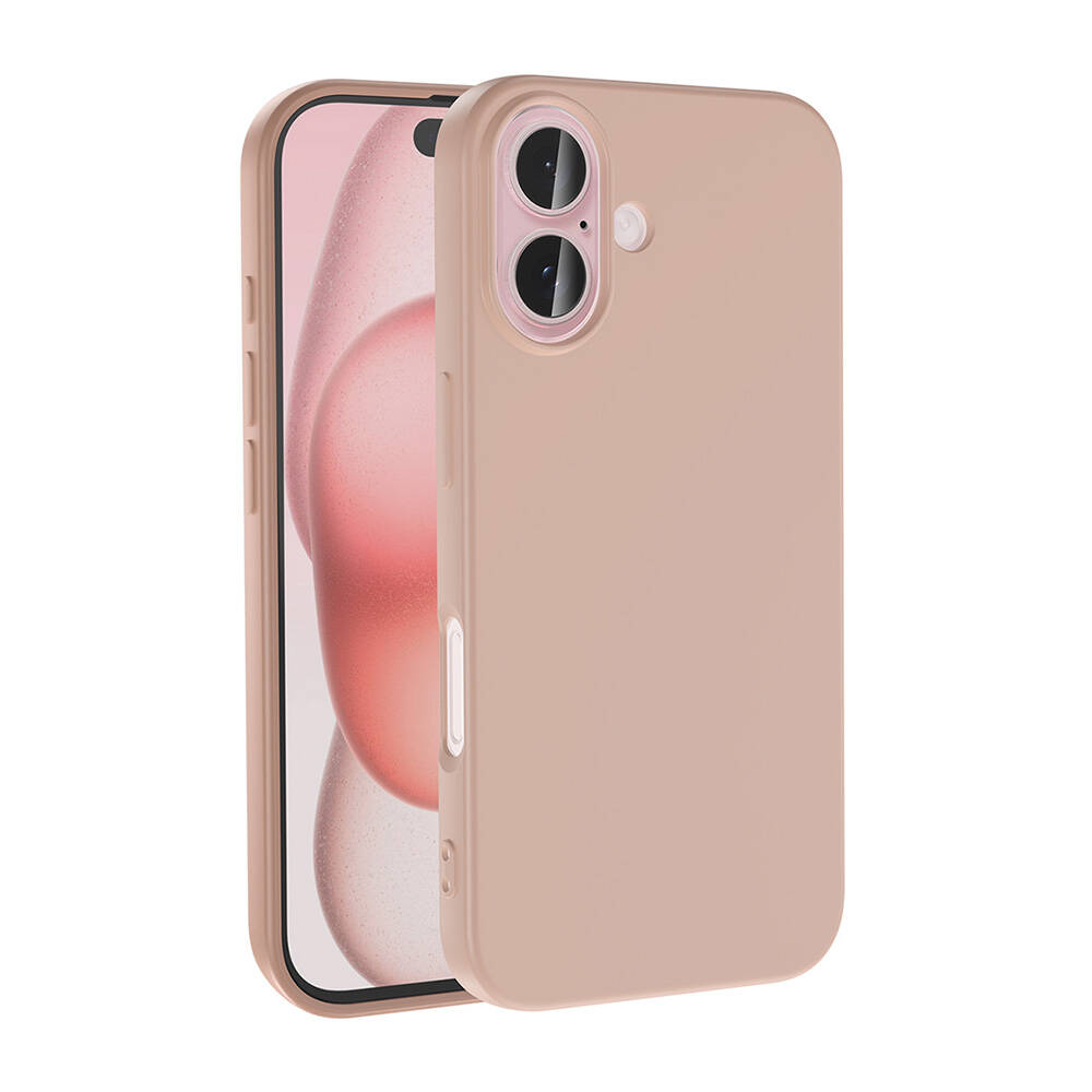 Apple iPhone 16 Kılıf Zore LSR Lansman Kapak - Gold