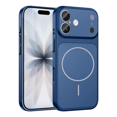 Apple iPhone 16 Kılıf Zore M-Safe Şarj Özellikli Kamera Korumalı Formen Kapak - Zore