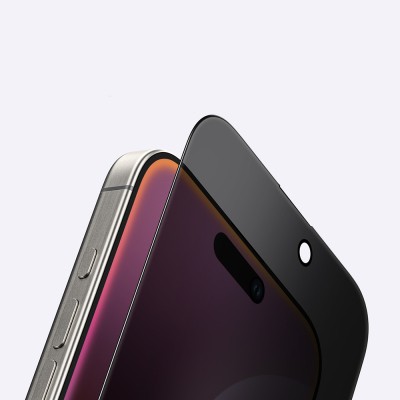 Apple iPhone 16 Plus Amazingthing Radix Privacy Parmak İzi Bırakmayan Temperli Cam Ekran Koruyucu - 12