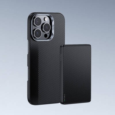 Apple iPhone 16 Plus Case Benks Magsafe Magnetic Charging Featured ArmorAir 600D Kevlar Fiber Cover  - 9