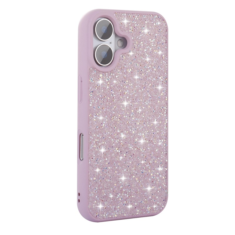 Apple iPhone 16 Plus Case Bright Stone Design Zore Diamond Cover - 5