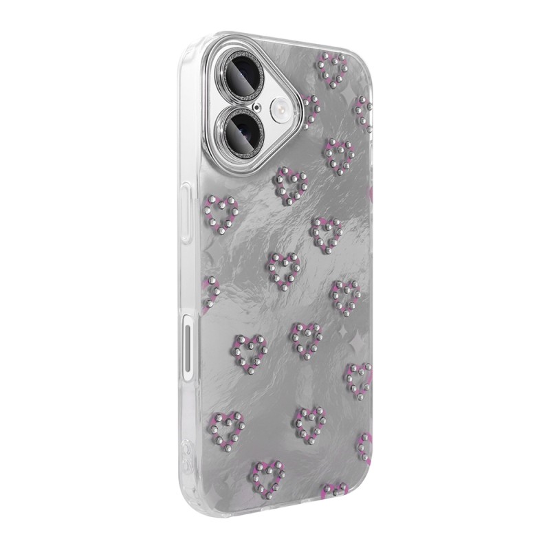 Apple iPhone 16 Plus Case Camera Protection Figured Zore Ponti Silicone Cover - 10