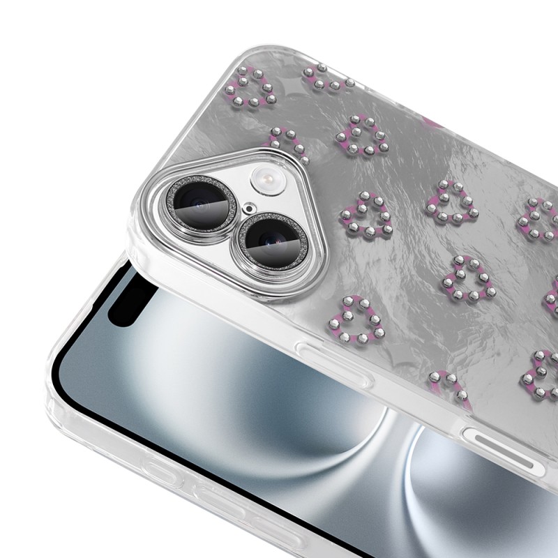 Apple iPhone 16 Plus Case Camera Protection Figured Zore Ponti Silicone Cover - 11