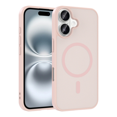 Apple iPhone 16 Plus Case M-safe Charging Feature Zore Ballet Flat Cover - Zore