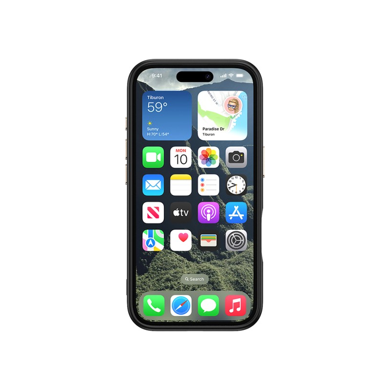 Apple iPhone 16 Plus Case Magsafe Charging Feature Carbon Fiber Look Zore Antina Cover - 23