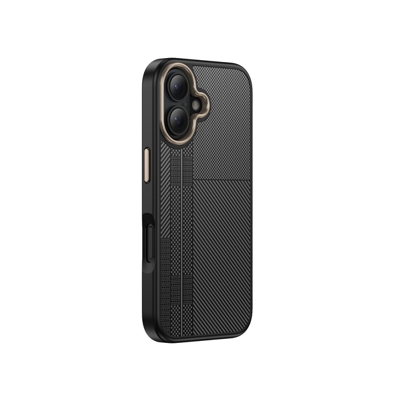 Apple iPhone 16 Plus Case Magsafe Charging Feature Carbon Fiber Look Zore Antina Cover - 13
