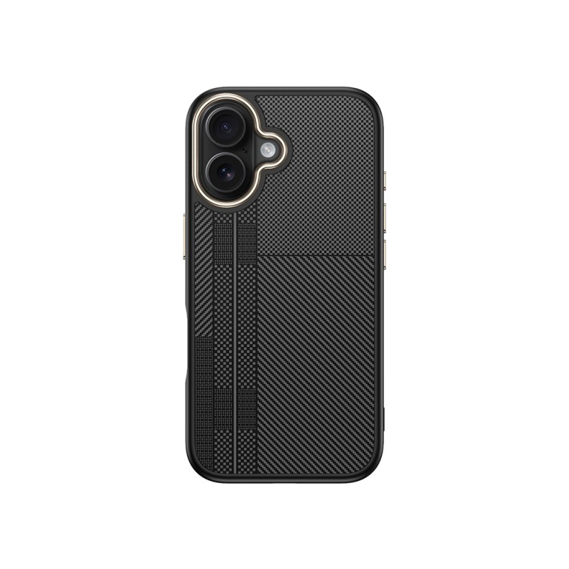Apple iPhone 16 Plus Case Magsafe Charging Feature Carbon Fiber Look Zore Antina Cover - 4