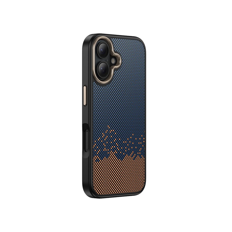 Apple iPhone 16 Plus Case Magsafe Charging Feature Carbon Fiber Look Zore Antina Cover - 16