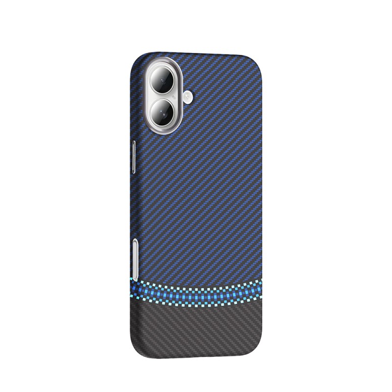 Apple iPhone 16 Plus Case Magsafe Charging Feature Carbon Fiber Look Zore Gros Cover - 12