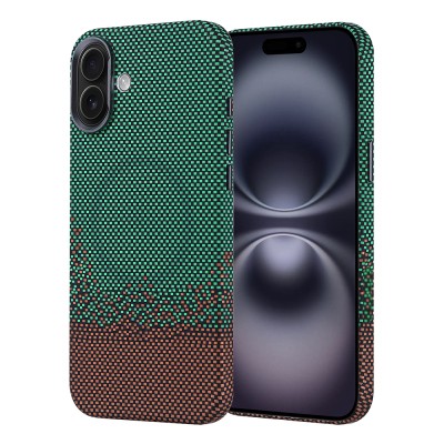 Apple iPhone 16 Plus Case Magsafe Charging Feature Carbon Fiber Look Zore Nekst Cover - 1