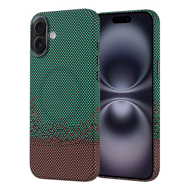 Apple iPhone 16 Plus Case Magsafe Charging Feature Carbon Fiber Look Zore Nekst Cover - 2