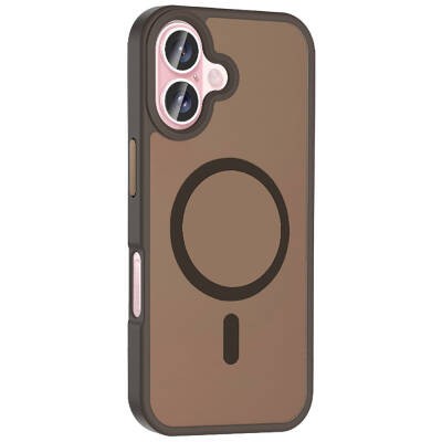 Apple iPhone 16 Plus Case Magsafe Charging Featured Matte Back Surface Zore Sio Cover - 20