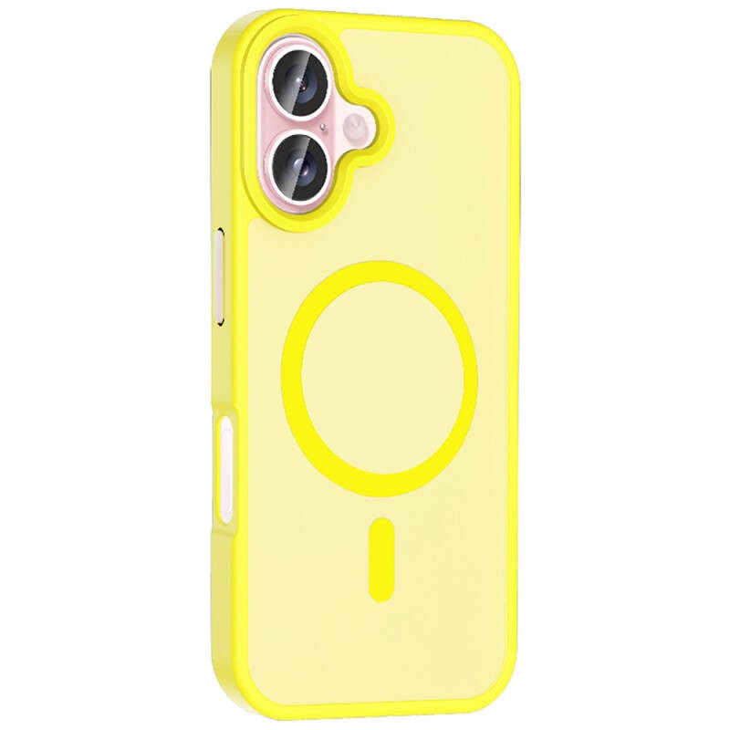 Apple iPhone 16 Plus Case Magsafe Charging Featured Matte Back Surface Zore Sio Cover - 18