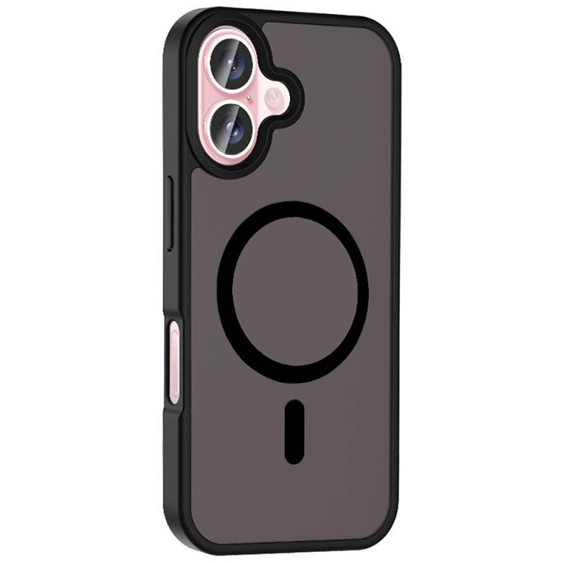 Apple iPhone 16 Plus Case Magsafe Charging Featured Matte Back Surface Zore Sio Cover - 21