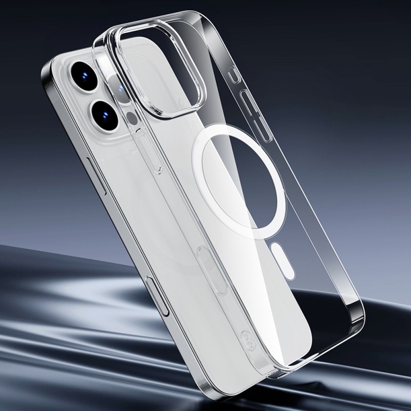 Apple iPhone 16 Plus Case Magsafe Charging Featured Wiwu YXK-207 Invisible Pro Hard PC Cover - 7