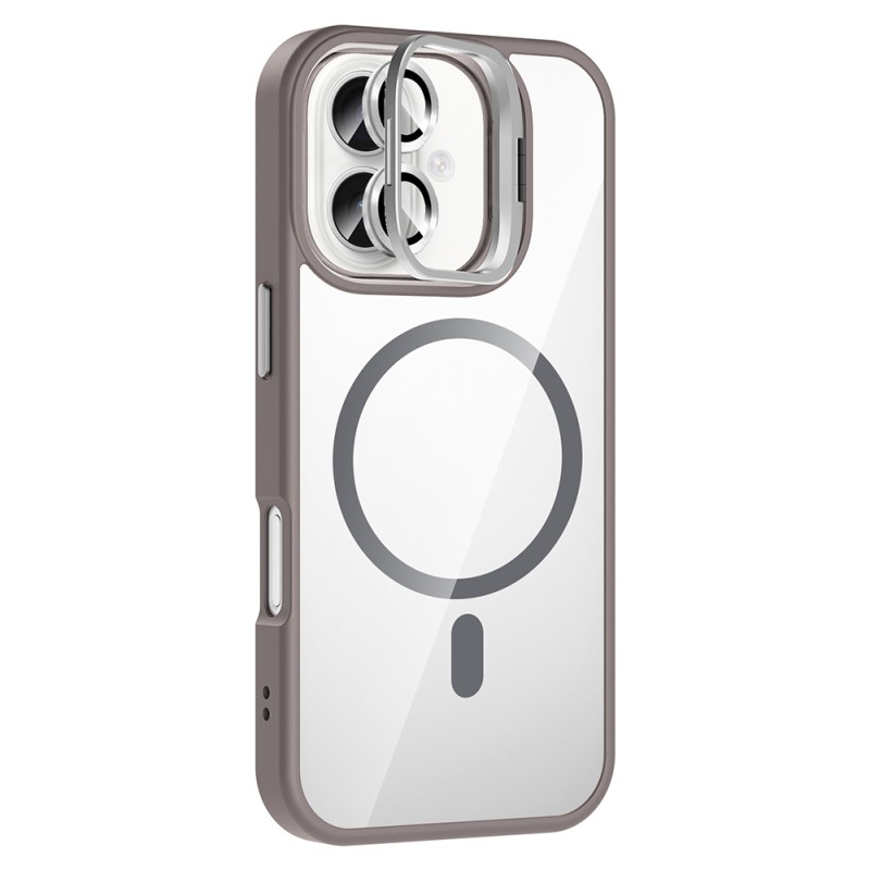 Apple iPhone 16 Plus Case Stand and Camera Lens Gift M-Safe Charging Feature Zore Etro Cover - 16