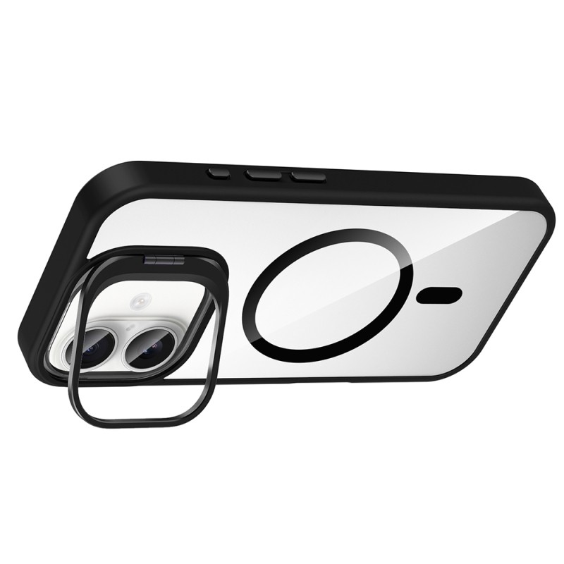 Apple iPhone 16 Plus Case Stand and Camera Lens Gift M-Safe Charging Feature Zore Etro Cover - 19