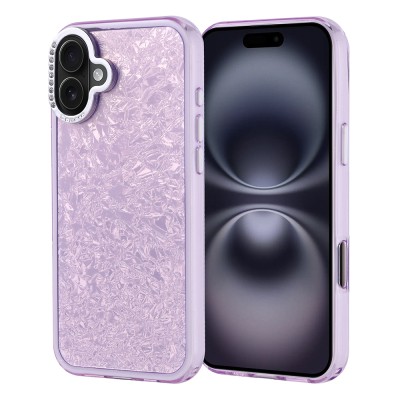 Apple iPhone 16 Plus Case Stone Design Zore Kapi Cover - 1