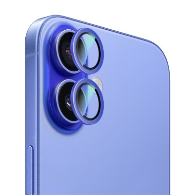 Apple iPhone 16 Plus CaseWorld Alloy Series Oleophobic Anti-Reflective Camera Lens Protector - 15