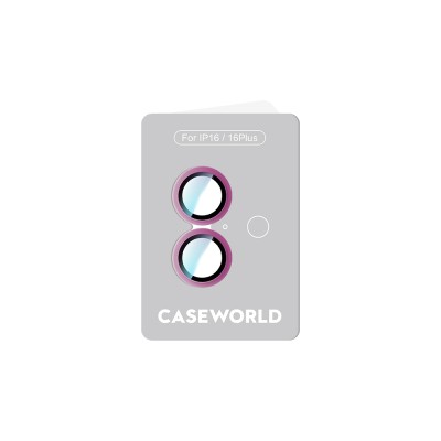 Apple iPhone 16 Plus CaseWorld Alloy Series Oleophobic Anti-Reflective Camera Lens Protector - 24