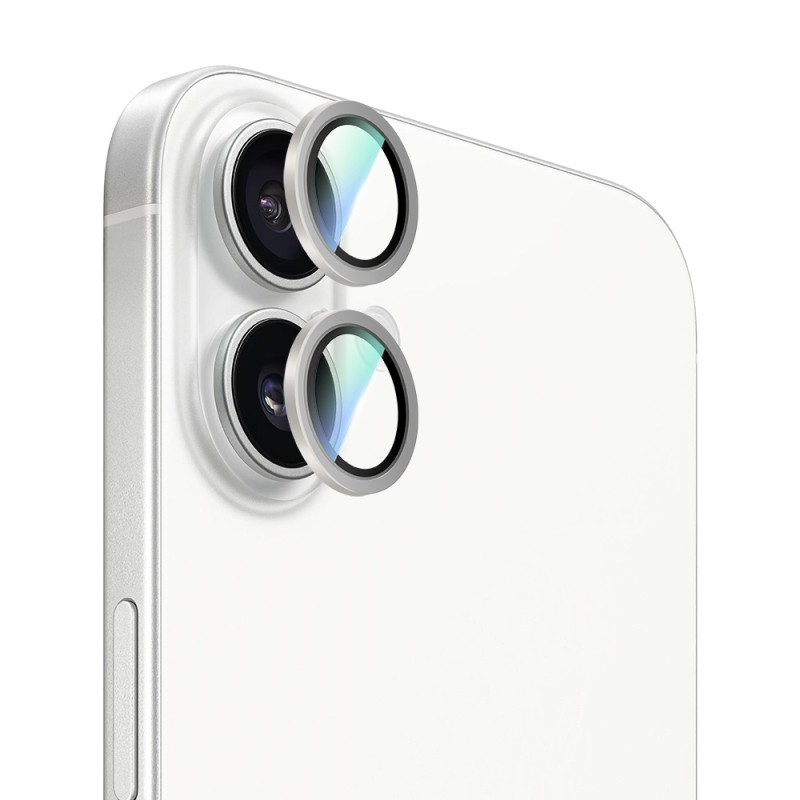 Apple iPhone 16 Plus CaseWorld Alloy Series Oleophobic Anti-Reflective Camera Lens Protector - 12