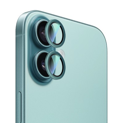 Apple iPhone 16 Plus CaseWorld Alloy Serisi Oleofobik Anti Reflective Kamera Lens Koruyucu - 16