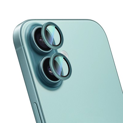 Apple iPhone 16 Plus CaseWorld Alloy Serisi Oleofobik Anti Reflective Kamera Lens Koruyucu - 21