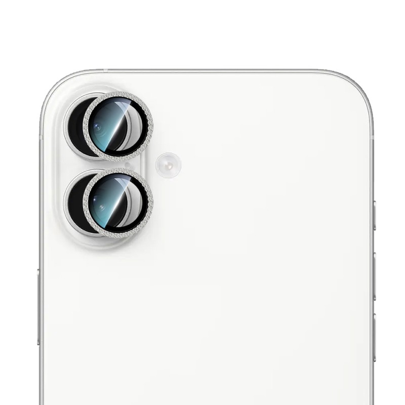 Apple iPhone 16 Plus CaseWorld Alloy Sparkling Diamond Serisi Taşlı Lens Koruyucu - 3
