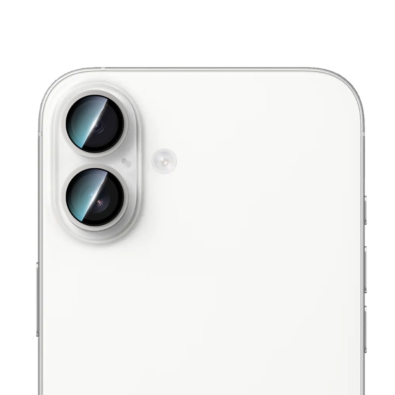 Apple iPhone 16 Plus CaseWorld Alloy Two-Color Series Lens Protector - 6