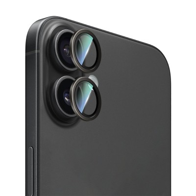 Apple iPhone 16 Plus CaseWorld Alloy Two-Color Serisi Lens Koruyucu - 12