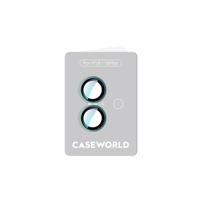 Apple iPhone 16 Plus CaseWorld Alloy Two-Color Serisi Lens Koruyucu - 24