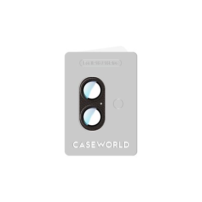 Apple iPhone 16 Plus CaseWorld Carbon Fiber Series Anti Reflective Ultra Clear Full Camera Lens Protector - 6