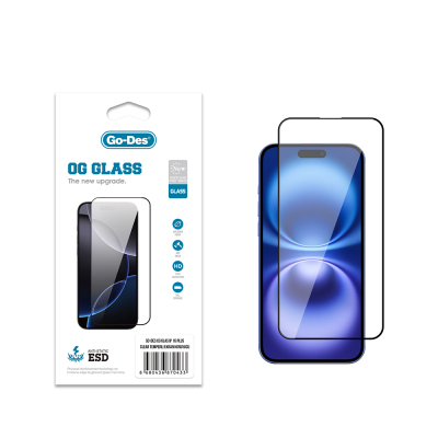 Apple iPhone 16 Plus Go Des OG Glass Antistatic Tempered Glass Screen Protector - Go Des