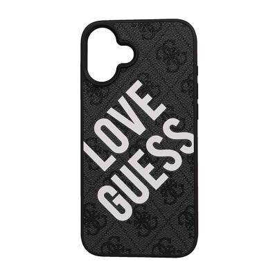 Apple iPhone 16 Plus Kılıf Guess Orjinal Lisanslı Big Love Guess Kapak - Guess