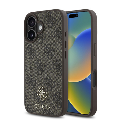 Apple iPhone 16 Plus Kılıf Guess Orjinal Lisanslı M-safe Şarj Özellikli Small 4G Classic Kapak - Guess